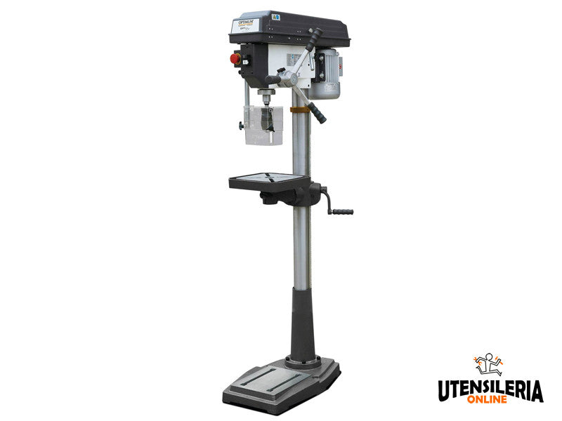 Optimum perceuse à colonne DQ25 750W 400V courroie trapézoïdale