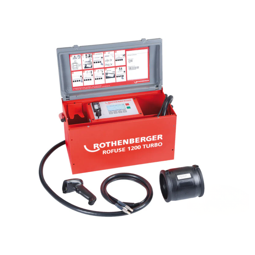 Rothenberger Rofuse 1200 Turbo Elektroschweißgerät für PE/PP, 1200 mm 