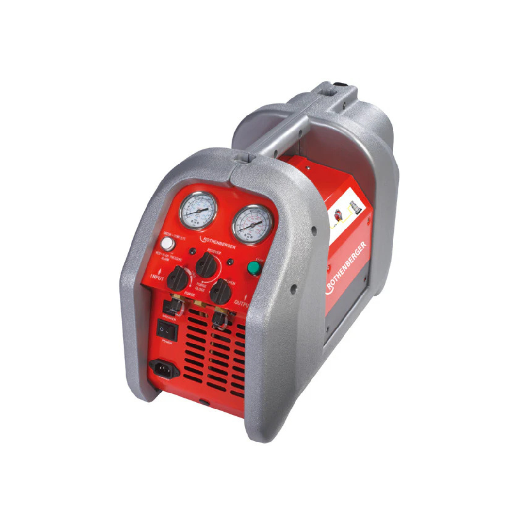 Rothenberger Rorec Pro Station de Récupération Gaz Frigorigène 370W Rouge Compacte