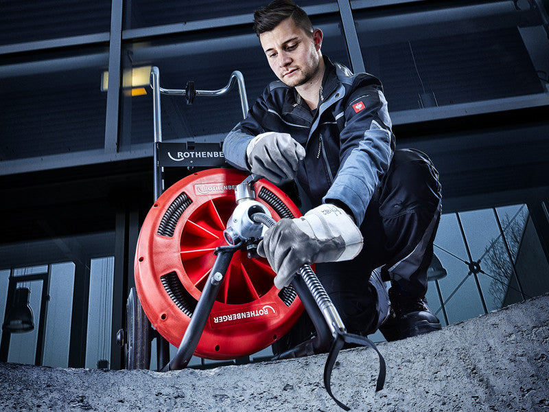 Rothenberger RODRUM L16 Rohrreinigungsmaschine 70-250 mm + Werkzeugkasten 