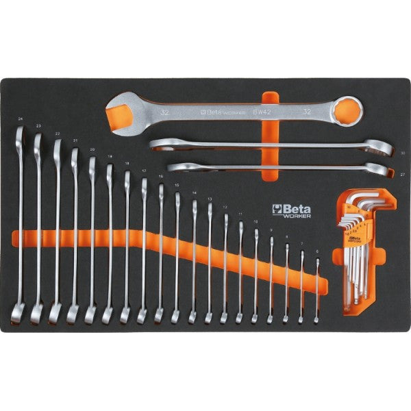 Beta Chariot à Outils 7 Tiroirs 309 Outils - 740 x 955 x 445 mm