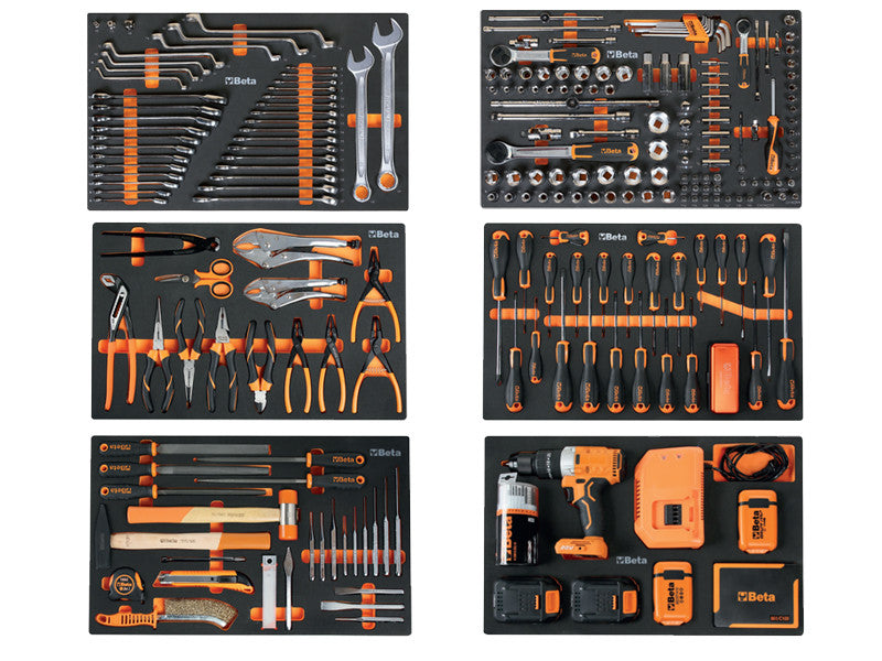 Beta Mobilier Atelier Combiné RSC50 2.0 F/411UT - 3155 x 760 x 2000 mm - 411 outils