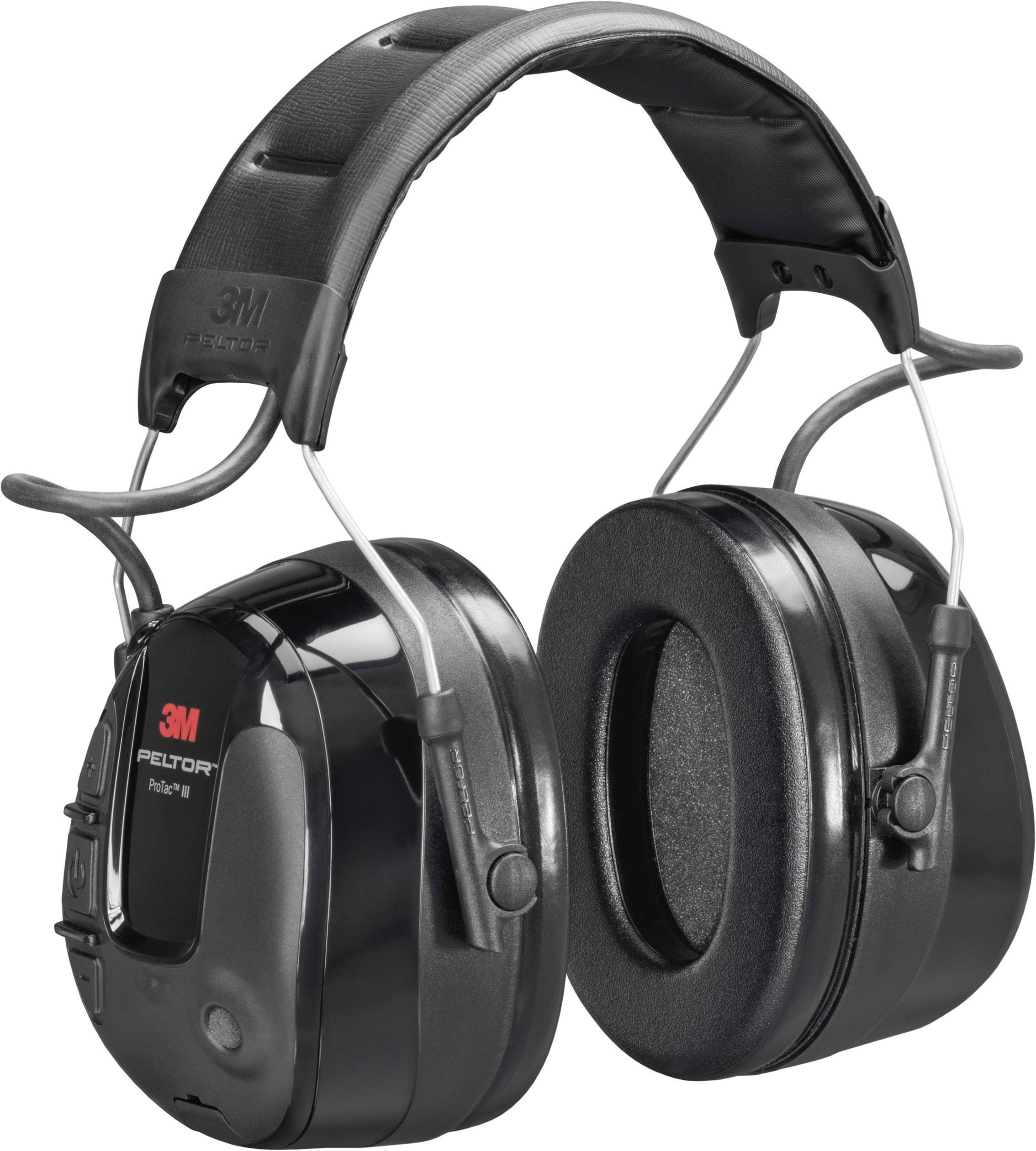 3M Peltor ProTac III: Casque Anti-Bruit Noir avec Amplification Active