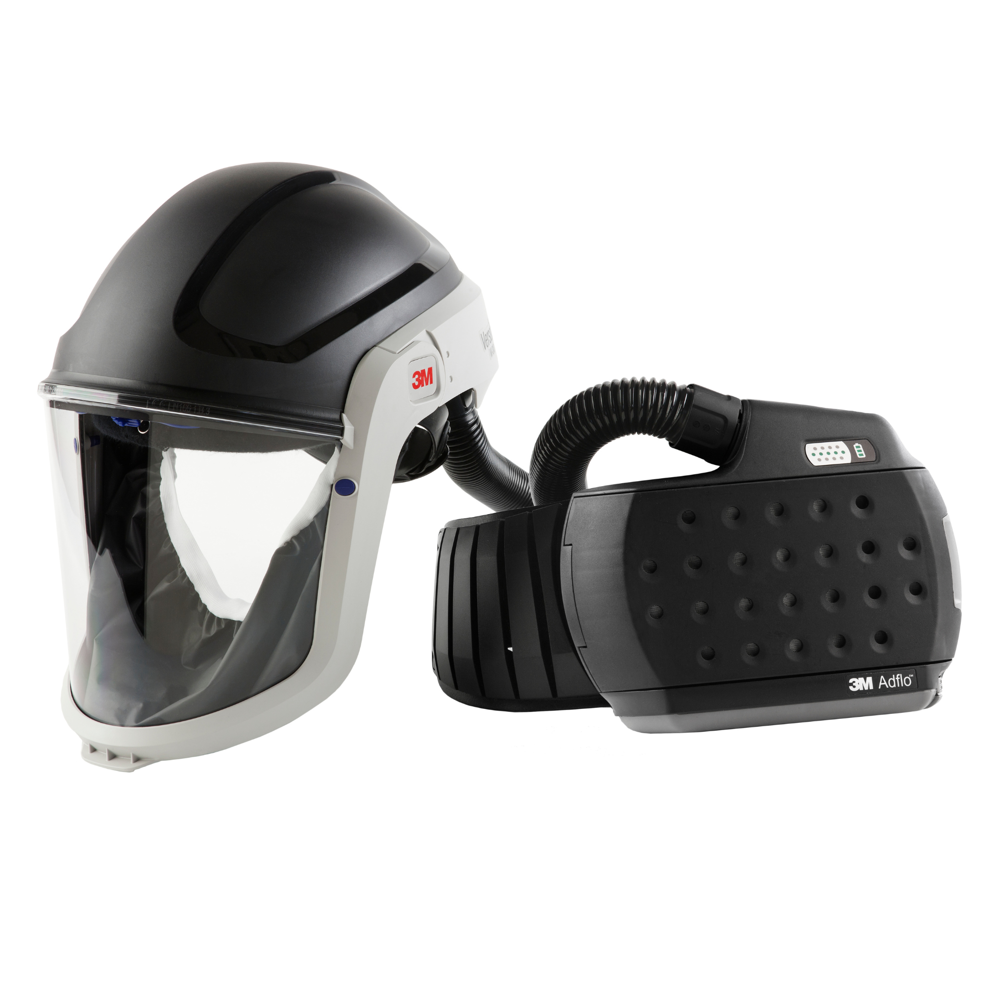 3M Versaflo M-307 Casque de Protection Respiratoire Adflo Visière Large