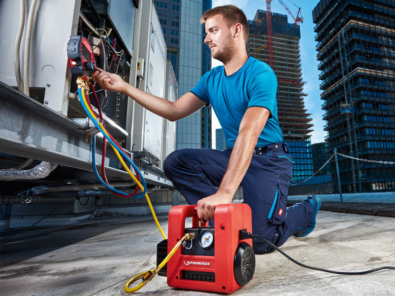 Rothenberger Roairvac R32 1.5 Pompe à Vide 2 Étages 42 l/min 230V