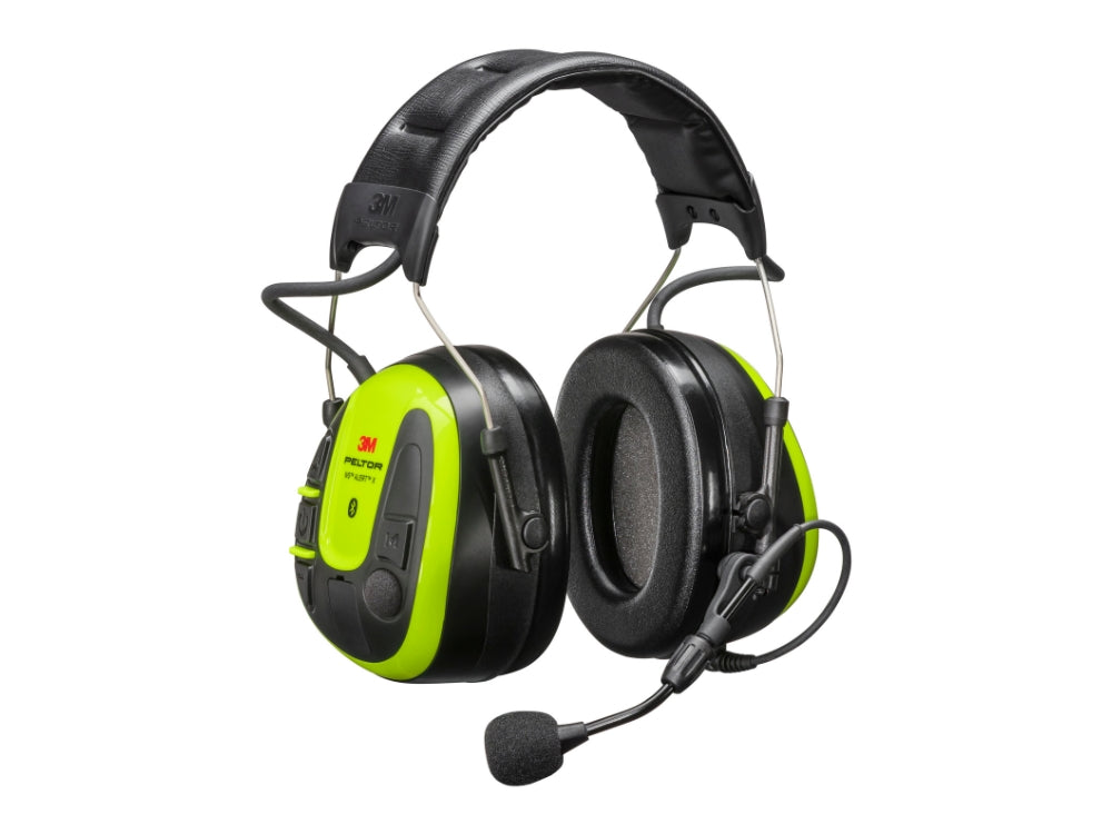 Casque antibruit haute visibilité 3M Peltor WS Alert X avec arceau serre-tête, 30 dB