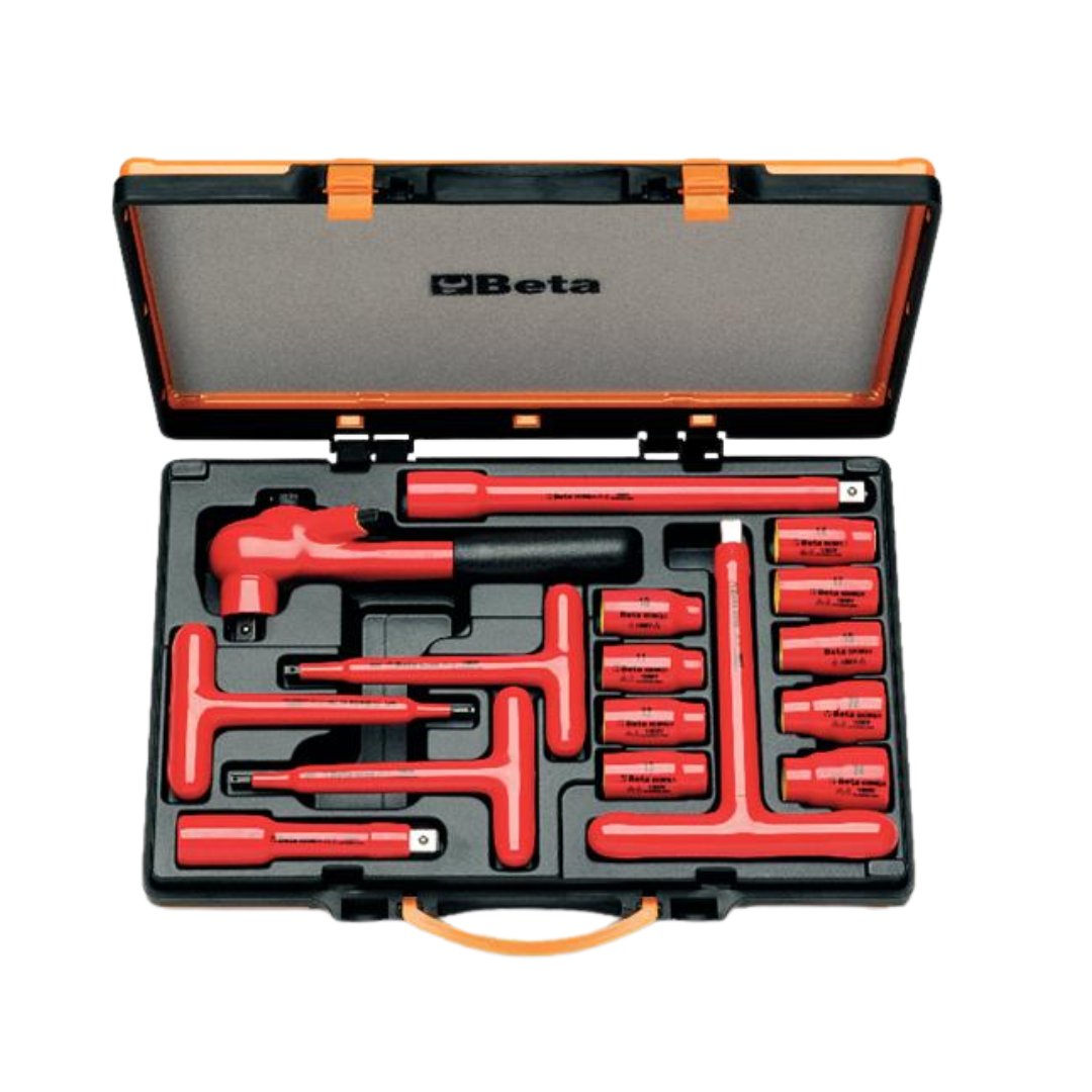 Beta valise outils isolés électricien 910MQ/C16 16 pièces 1000V 3/8