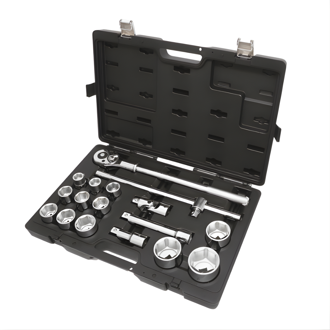 Beta Worker coffret de douilles BW 928E/C17 12 douilles hexagonales et 5 accessoires entraînement 3/4"