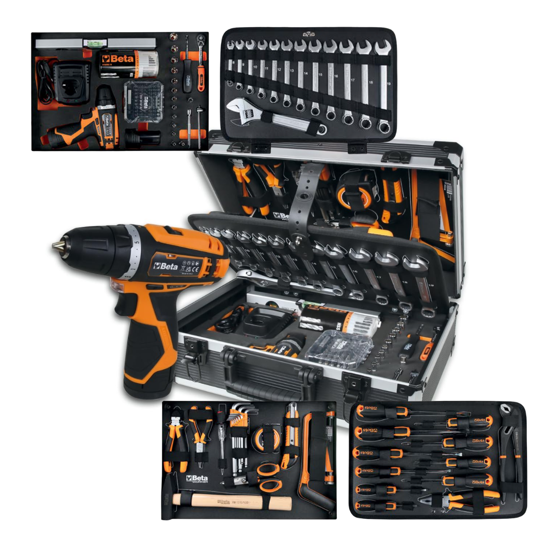 Beta utensili valise porte outils BW 2056E 147 outils perceuse visseuse 12V