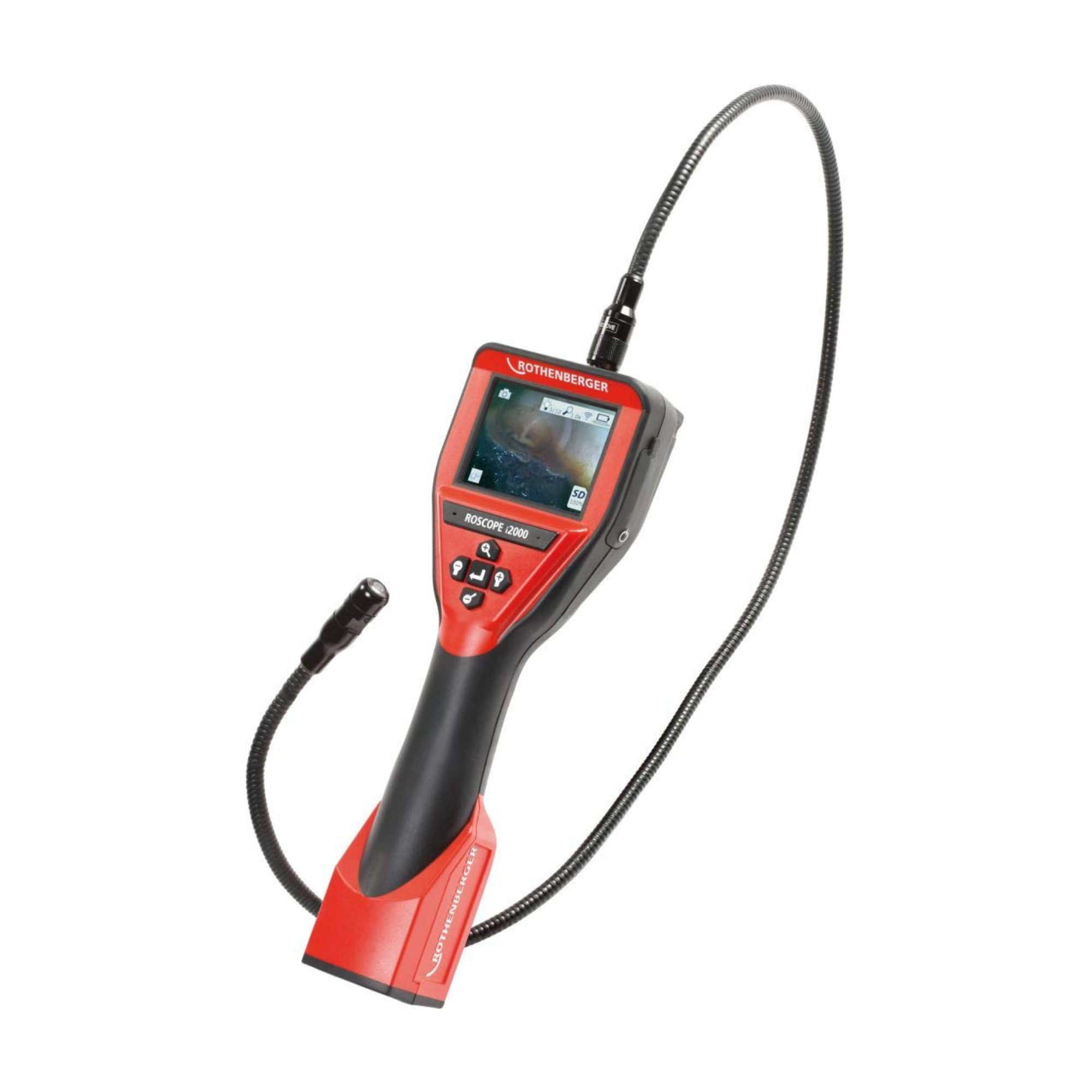Rothenberger Roscope i2000 Caméra d'inspection vidéo avec câble flexible 16m