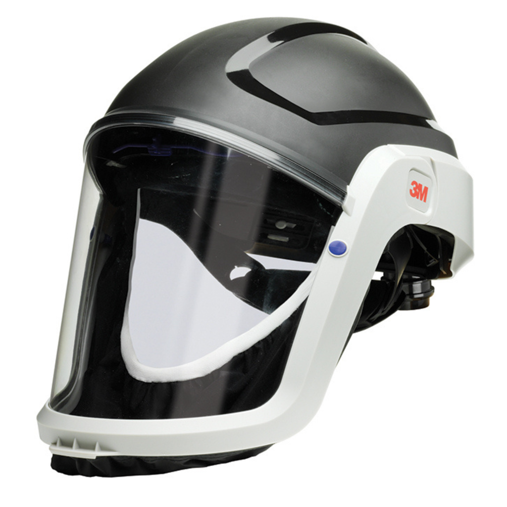 3M Versaflo M-306 Casque de Sécurité Léger avec Visière Protection Complète