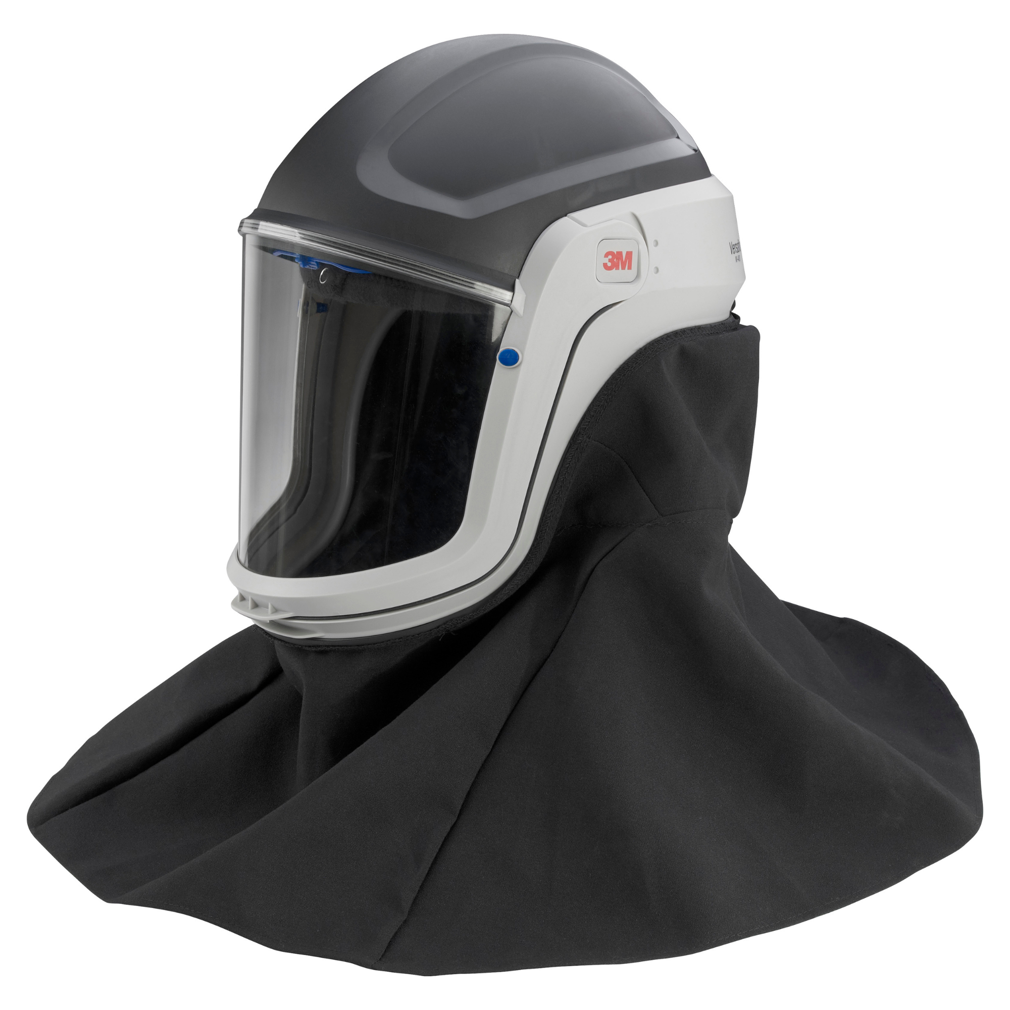 3M Versaflo M-407 Casque de Sécurité Ventilation Gris Clair Norme EN 397