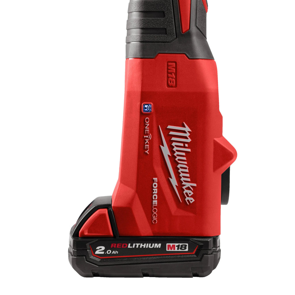 Milwaukee M18 ONEHCCT60-202C Pince à Sertir Hydraulique 60KN 18V avec 2 Batteries