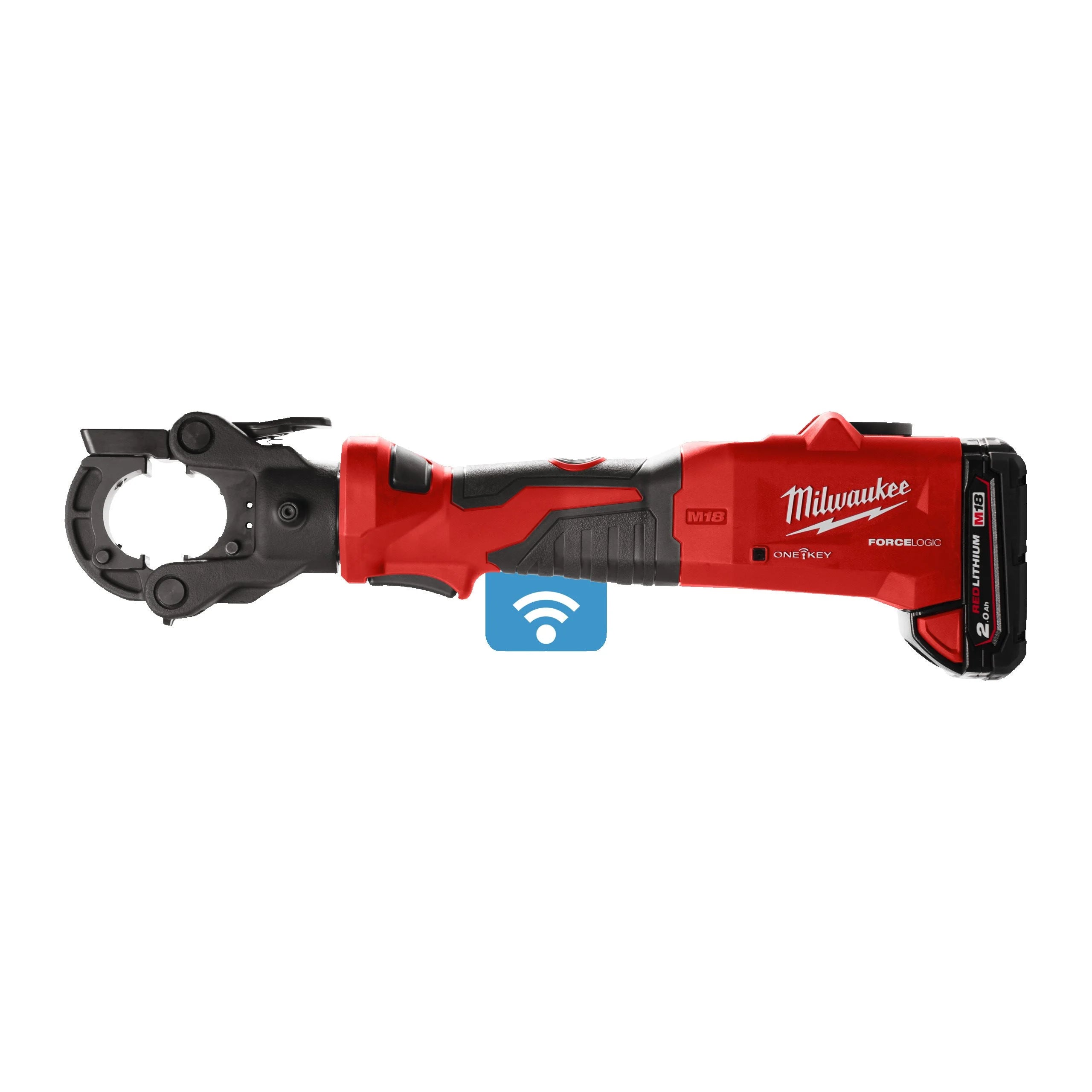 Milwaukee M18 ONEHCCT60-202C Pince à Sertir Hydraulique 60KN 18V avec 2 Batteries