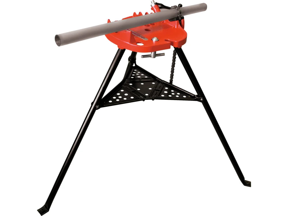 Rothenberger Trépied pliable avec étau à chaîne pour tubes 10-165 mm