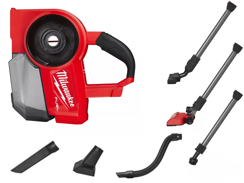Milwaukee M18 Fuel FCVL-0 Kompakter Akku-Staubsauger der L-Klasse für Feststoffe