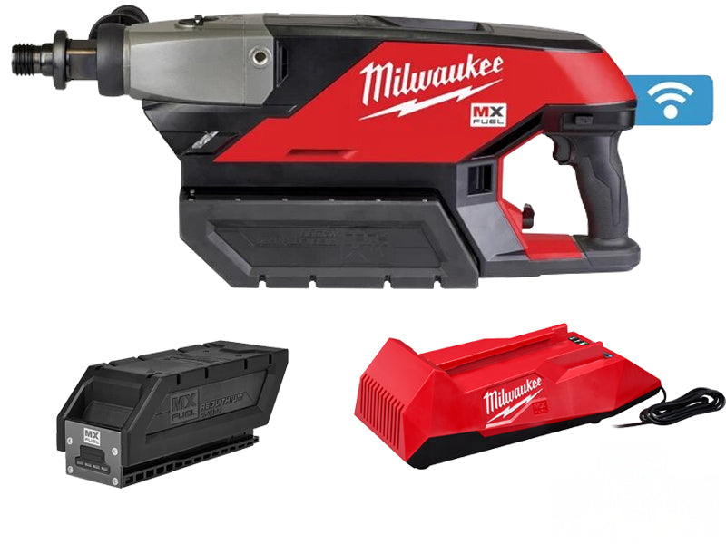 Milwaukee MX Fuel wiertnica diamentowa dwubiegowa do wiercenia na sucho i na mokro, akumulatorowa