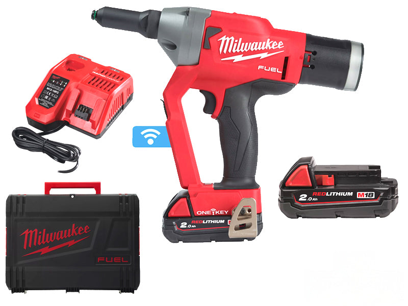 Milwaukee M18 Fuel One-Key Akku-Nietgerät mit Koffer und Zubehör