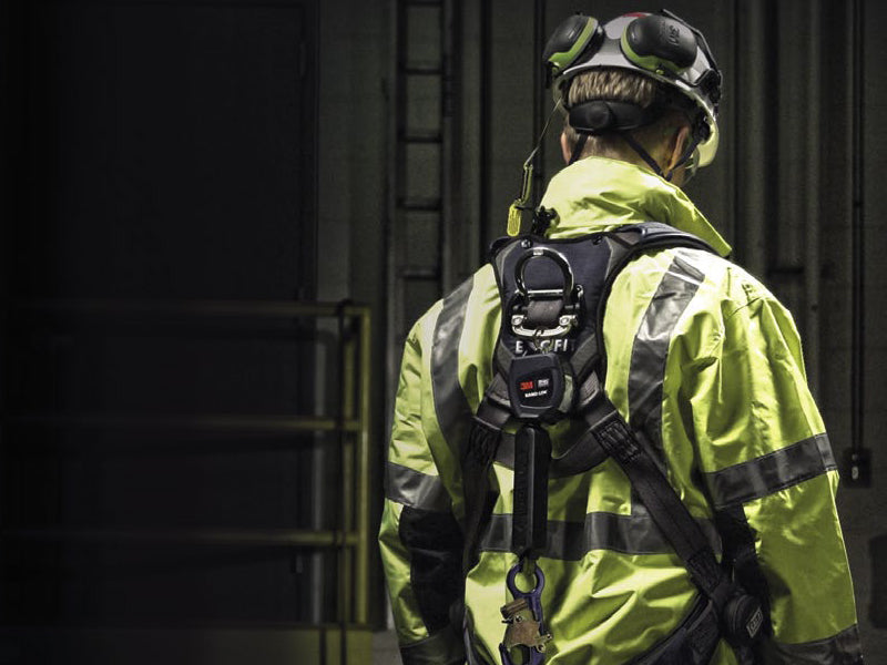 3M Kit Antichute Premium Protecta avec Harnais 1 Point, Enrouleur et Sac à Dos
